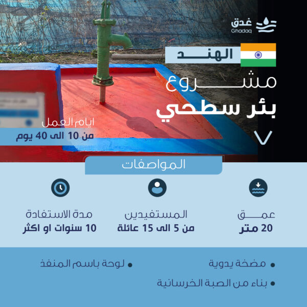 بئر سطحي - الهند